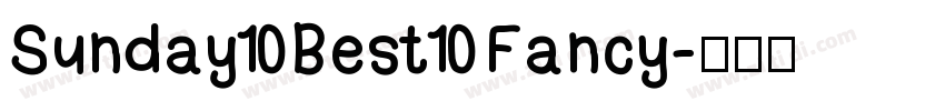 Sunday Best Fancy字体转换